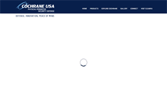 Desktop Screenshot of cochraneusa.com